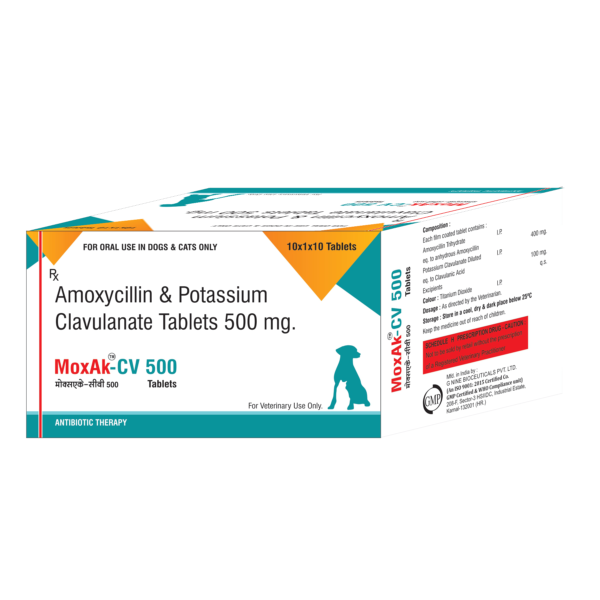 amoxicillin and potassium clavulanate tablets ip 500 mg