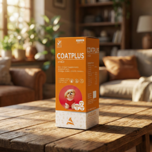 CoatPlus Syrup 200ml skin and coat nutritional supplement for dogs and cats
