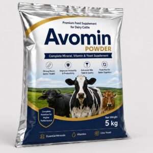Avomin Powder Minerals Vitamins Yeast Supplements