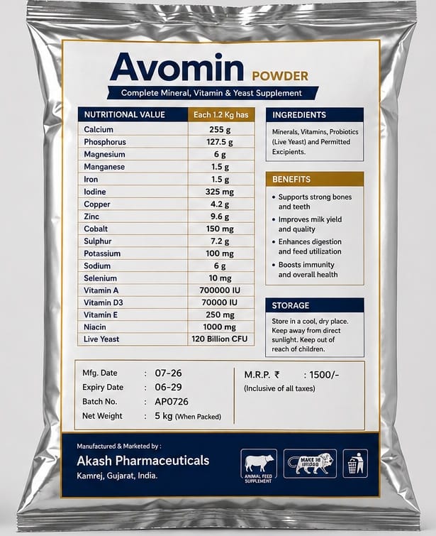 Avomin-powder-evavet-mineral-vitamin-yeast-supplements Avomin Powder Minerals Vitamins Yeast Supplements