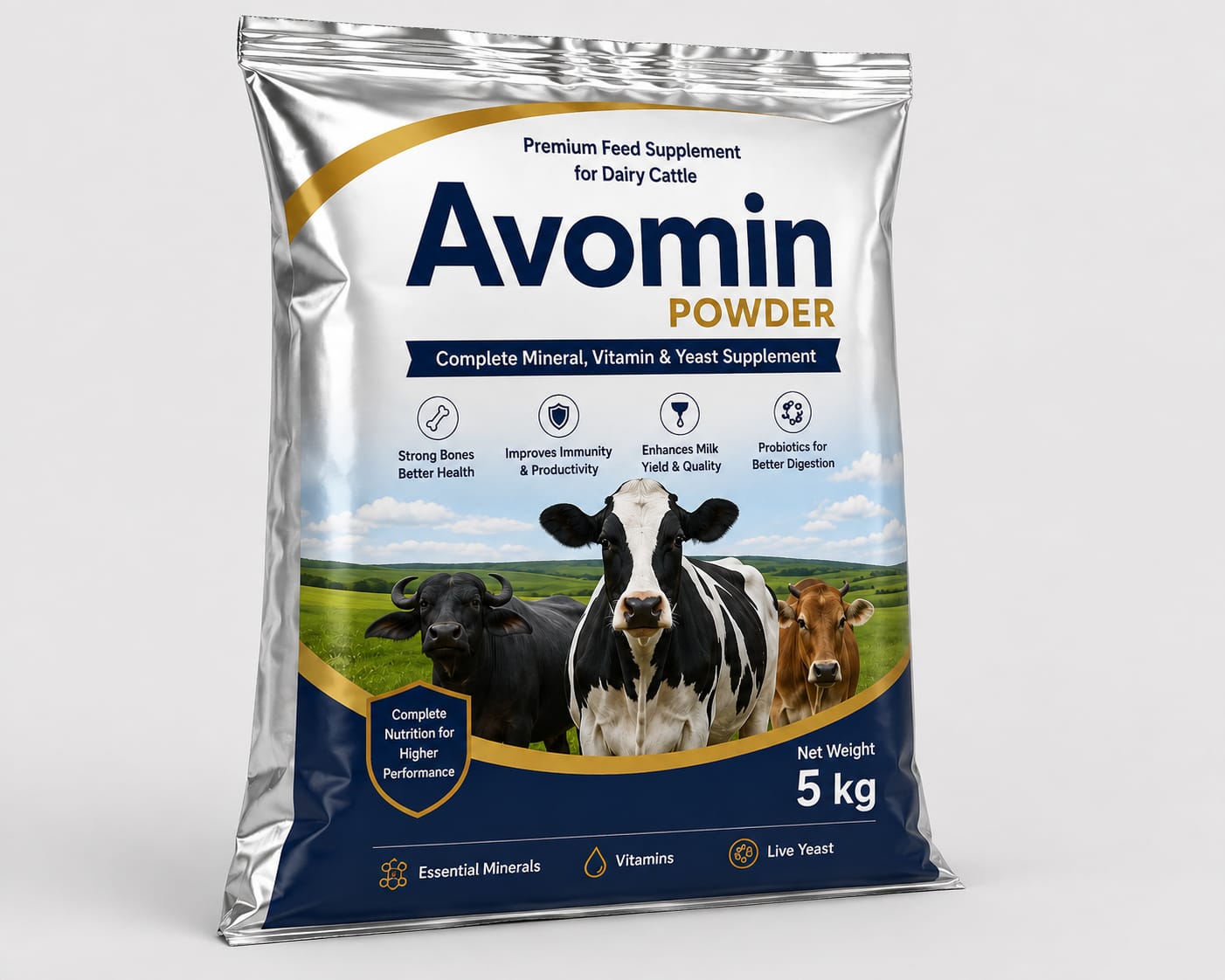 Avomin-powder-evavet Avomin Powder Minerals Vitamins Yeast Supplements